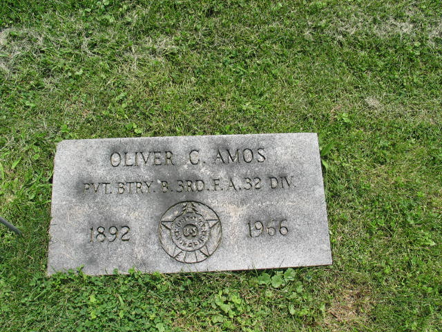 Oliver C. Amos tombstone