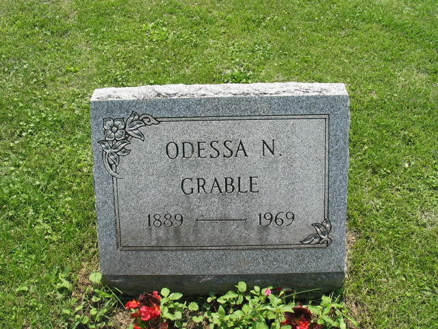 Odessa Grable tombstone