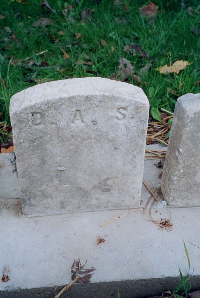 D. A. S. footstone
