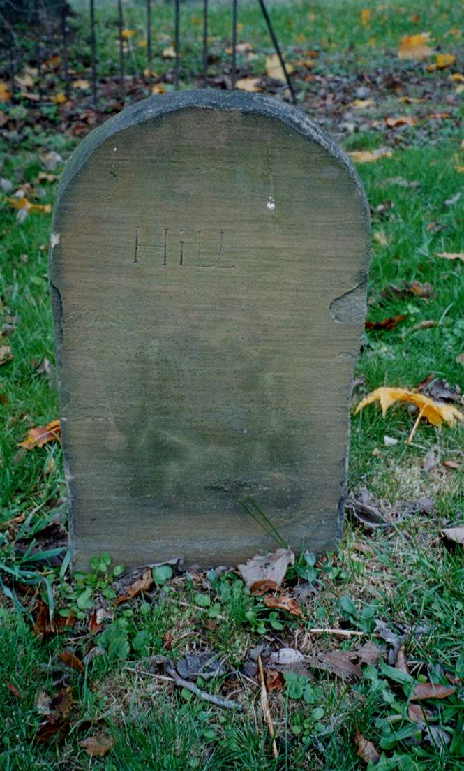Hill footstone