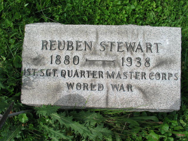 Reuben Stewart tombstone