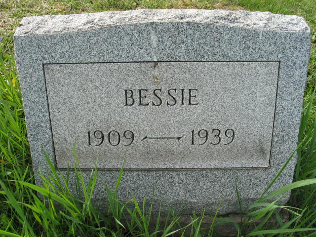 Bessie Victor tombstone