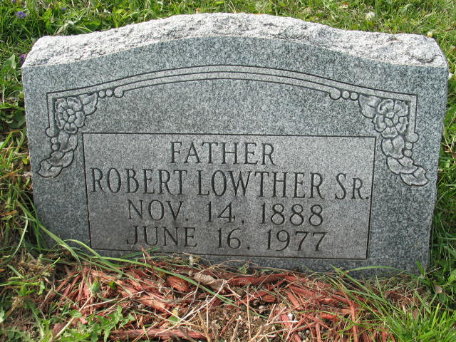 Robert Lowther tombstone