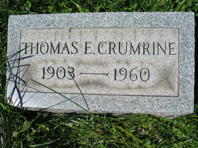 Thomas Crumrine tombstone