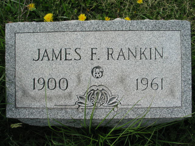 James F. Rankin tombstone