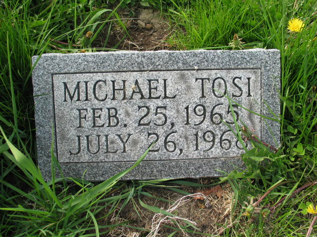Michael Tosi tombstone