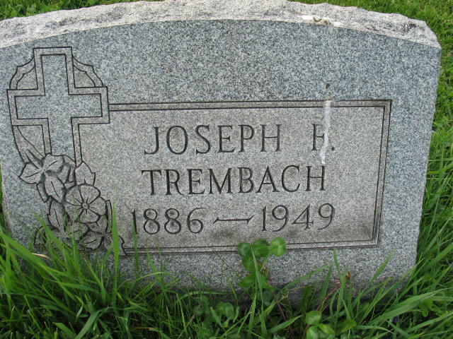 Joseph Trembach tombstone