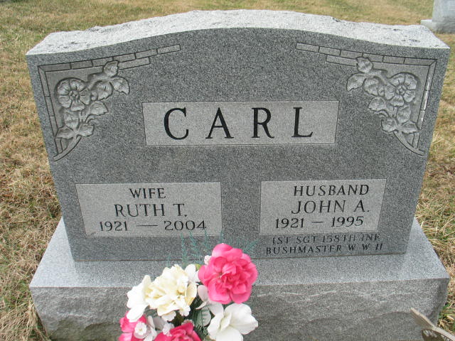 John A. and Ruth T. Carl