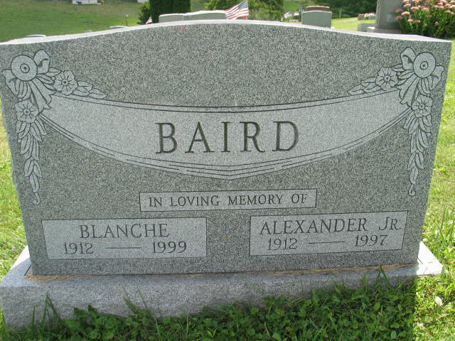 Blanche and Alexander Baird Jr.