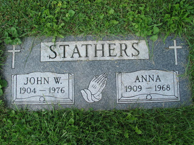 John W. and Anna Stathers