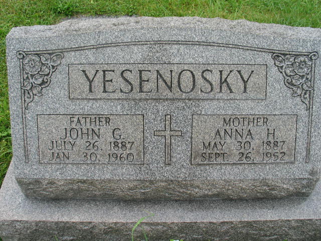 John G. and Anna H. Yesenosky