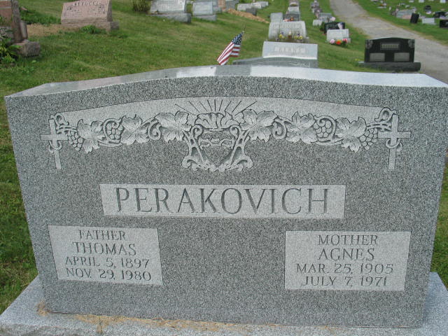 Thomas and Agnes Perakovich