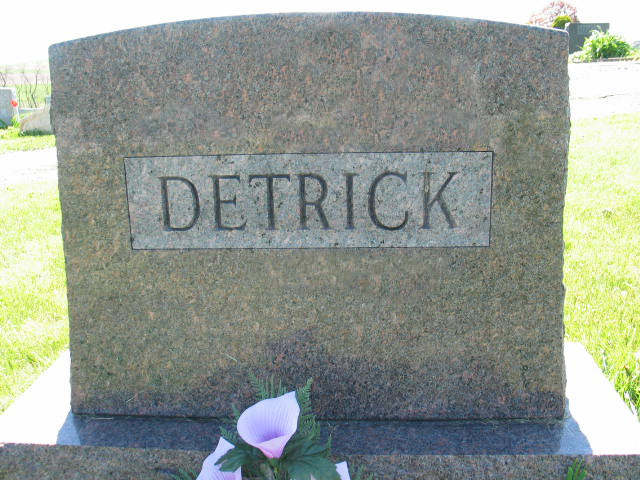 Detrick family monument
