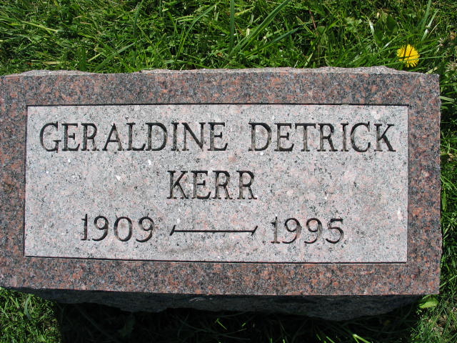 Geraldine Detrick Kerr