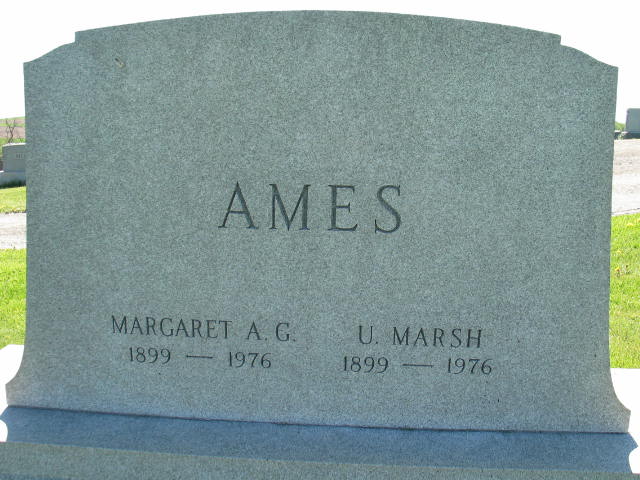 Margaret A. G. Ames and U. Marsh Ames