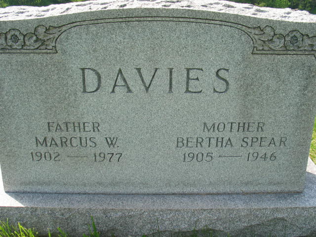 Marcus W. and Bertha Spear Davies