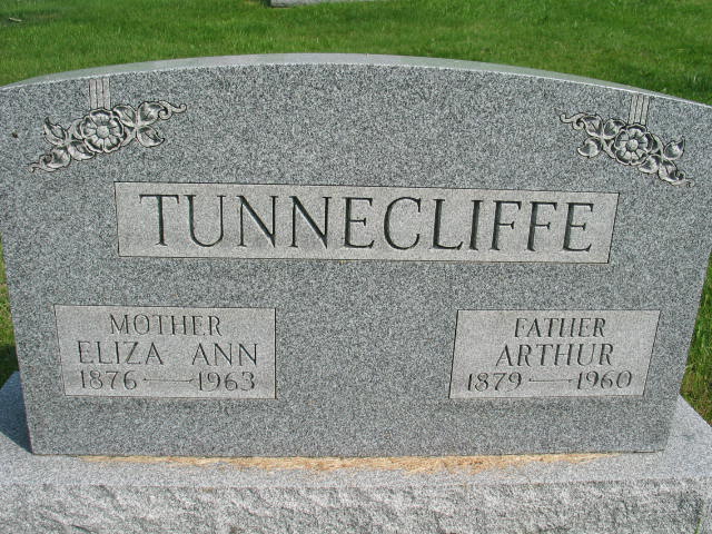 Eliza Ann and Arthur Tunnecliffe