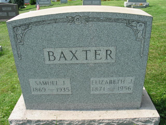 Samuel J. and Elizabeth J. Baxter
