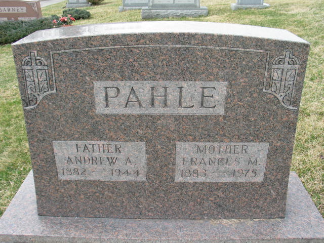 Andrew A. and Frances M. Pahle