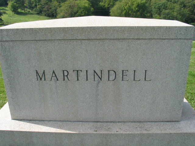 Martindell monument