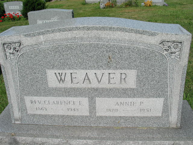 Clarence E. and Annie P. Weaver