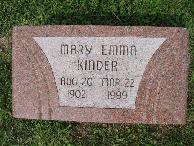 Mary Emma Kinder