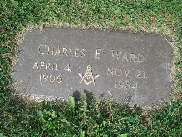 Charles F. Ward Tombstone