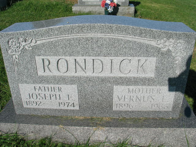 Joseph E. and Vernus L. Rondick