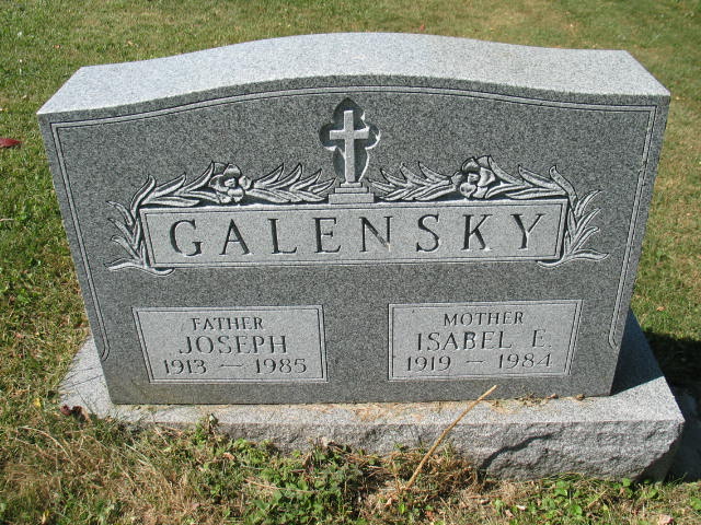 Joseph and Isabel E. Galensky