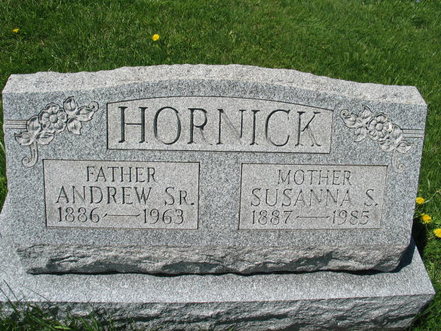Andrew and Susanna S. Hornick Sr.