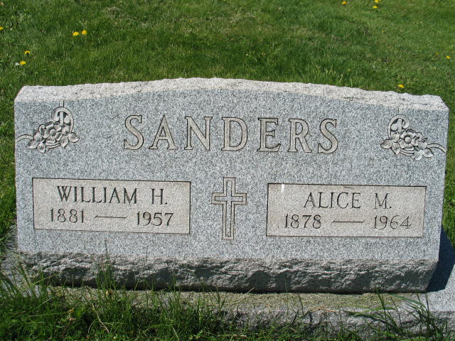 William H. and Alice M. Sanders