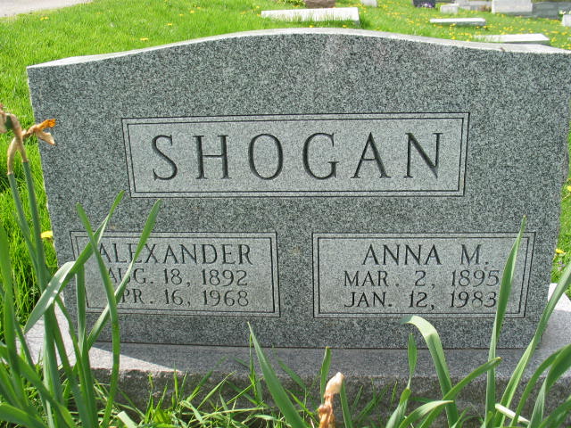 Alexander and Anna M. Shogan