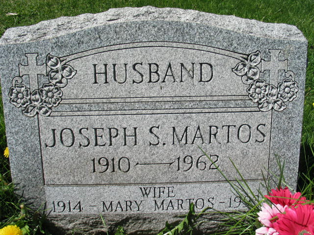 Joseph S. and Mary Martos