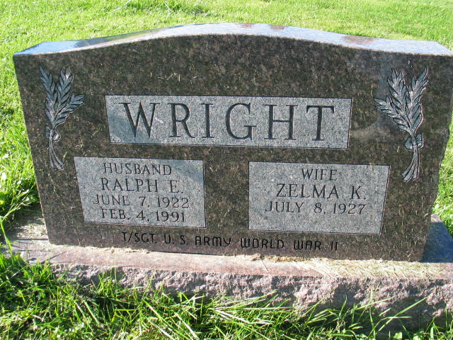 Ralph E. and Zelma K. Wright