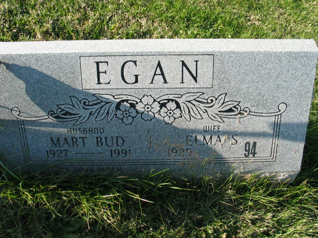 Mart "Bud" and Elma S. Egan