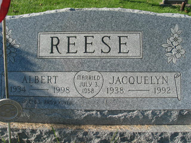 Albert and Jacquelyn Reese