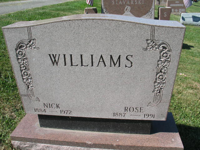 Nick and Rose Williams