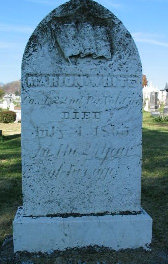 Marion White tombstone