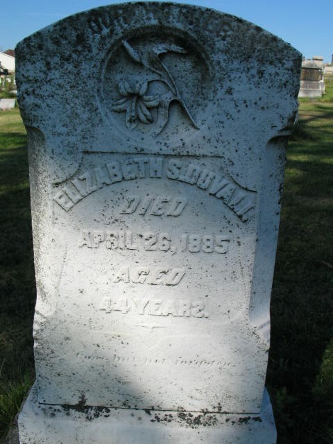 elizabeth S. Duvall tombstone