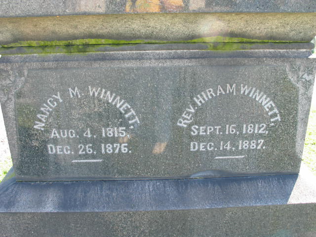 Nancy M. Winnett tombstone