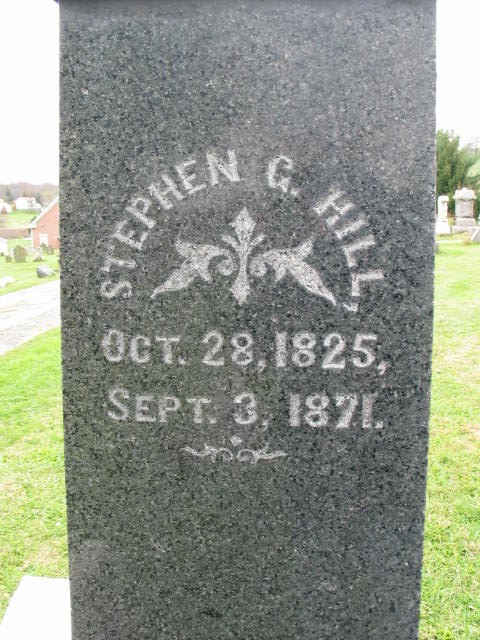 Stephen G. Hill tombstone
