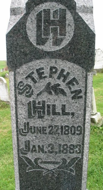 Stephen Hill tombstone