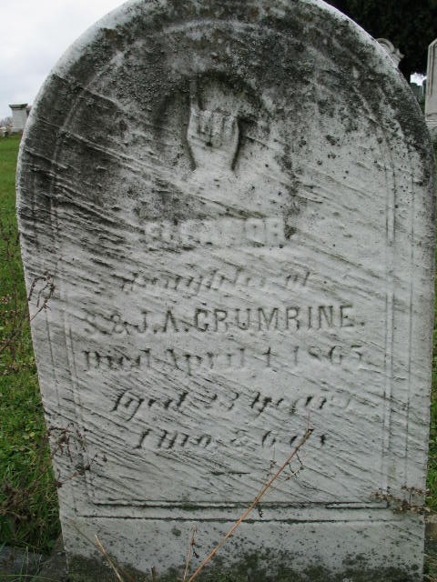 Eleanor Crumrine tombstone