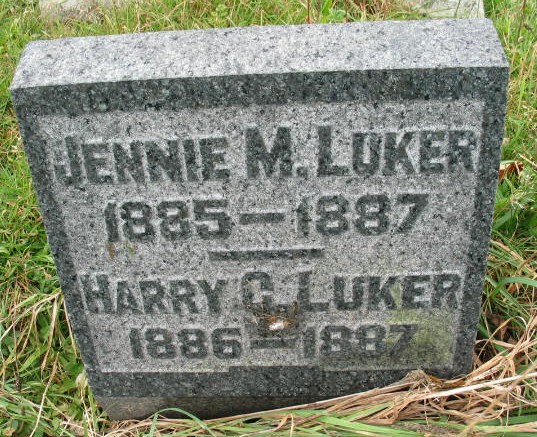 Jennie M. Luker tombstone