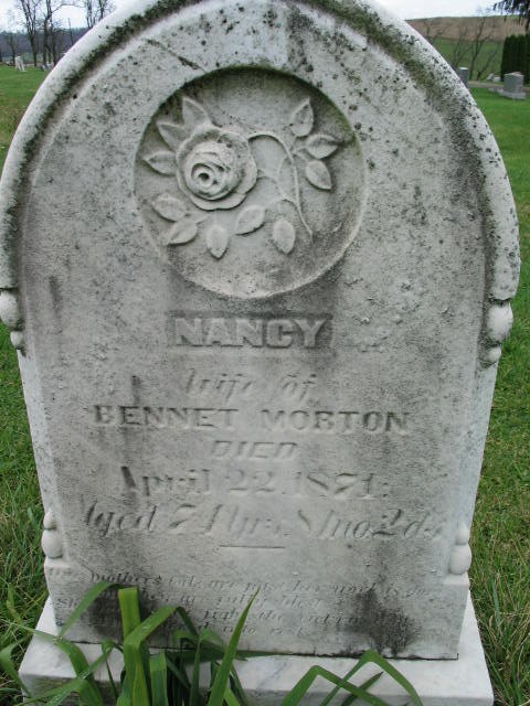 Nancy Morton tombstone