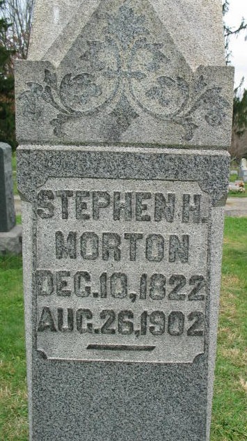 Stephen H. Morton tombstone
