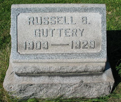 Russell B. Guttery tombstone