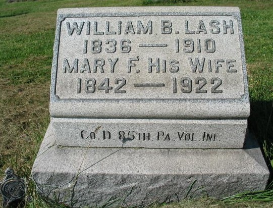 Mary F. Lash tombstone