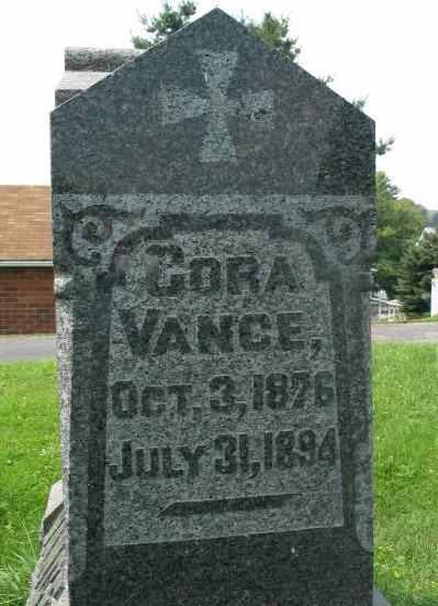 Cora Vance tombstone