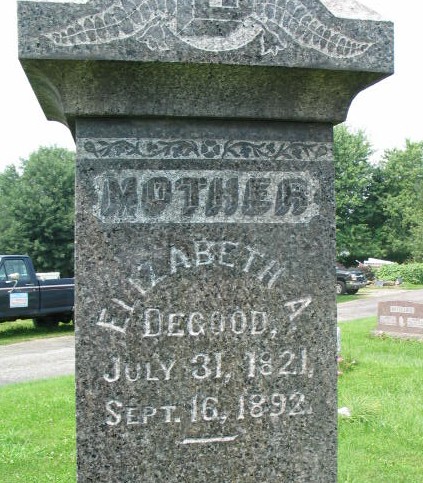 Elizabeth A. Degood tombstone
